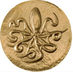 .5 gram Gold Syracuse OCTOPUS Ancient Greece coin w/ COA 2022