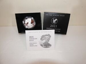2021-S  American Eagle Silver Proof Type-2 21EMN San Francisco OGP Ready to Ship