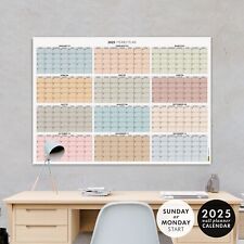 2025 Wall Calendar | 2025 Large Wall Planner | Annual Plan | Giant Yearly Plan