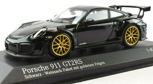 Minichamps Porsche 911 991.2 Black GT2 RS Weissach 1:43 Diecast Car 410067291