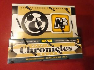 2020-21 Chronicles Soccer Unopened Hybrid H2 Hobby Box
