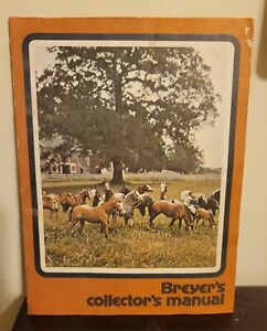 Vintage RARE 1971 Breyer Collectors Manual Fold Out Booklet Pamphlet
