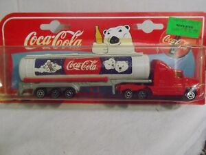 Majorette Coca-Cola Semi Truck & Trailer 600 Series
