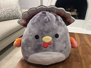 Squishmallows 16” Terry the Turkey 2021 NEW - No Tag NWOT Thanksgiving Plush