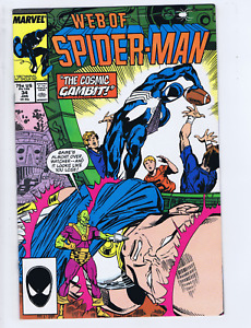 Web of Spider-Man #34 Marvel 1988  