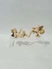 Set of 2 Vintage Fontanini Depose Italy 1988 Tumbling Angels Cherubs Figurines