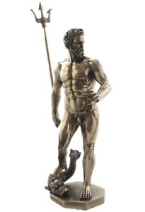 Poseidon Standing - Myth & Legend. Sculpture