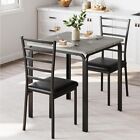 3 Piece Dining Set Kitchen Table And Chairs, Open Box