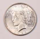 1922 D - AU Det - Silver Peace Dollar - Bright Luster - Clean - $1 US Coin #249