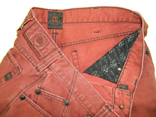 Rock & Republic Colburn Denim Rusty Red Jeans Tag 36x32 measured Size 34x31