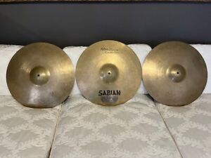 Set of 3 Sabian 18” / 45cm AA Marching Crash Ride Cymbals