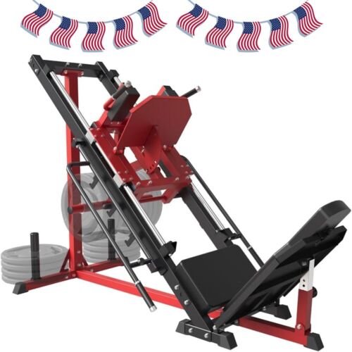 Leg Press Hack Squat Machine Adjustable Leg Press Machine for Home Gym Workout