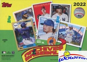 2022 Topps Archives Baseball EXCLUSIVE Factory Sealed Blaster Box-1988 BIG FOIL