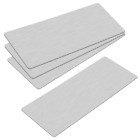 4 Pcs Stainless Steel 201 Plate Sheet, 11-3/4 X 4 Inches Metal Flat Mending Plat