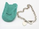 Tiffany & Co. Sterling Silver Tiffany & Co Heart Tag Toggle Necklace 16