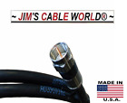 JIMSCABLEWORLD 6 Inch 1 Ft 2 Ft 3 Ft 4 Ft 5 Ft 6 Ft TRI-SHIELD RG6 COAXIAL CABLE