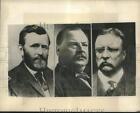 1947 Press Photo U.S. Presidents Grant, Cleveland and Theodore Roosevelt