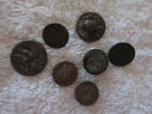 VERY NICE LOT OF SEVEN OLD MILITARY BUTTONS--NR!