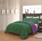 Empire Down Alternative Reversible Comforter And Pillow Shams 3-PC Set 15 Colors