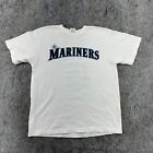 Seattle Mariners Shirt Mens Extra Large White Blue #15 Kyle Seager Anvil