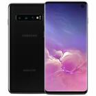 Samsung Galaxy S10 SM-G973U1 Factory Unlocked 128GB Prism Black Good Heavy Burn