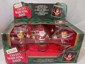 Mr Christmas Santa Marching Band 35 Carols 5 Musicians 10 Bells In Original Box