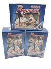 2021 Bowman Blaster Box Exclusive Green Parallels - Factory Sealed LOT OF 3