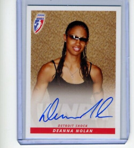 Deanna Nolan 2006 WNBA Rittenhouse Archive LTD Certified Autograph Auto Card