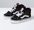Vans SK8-Hi Zip Black / White Toddlers Shoes New In Box