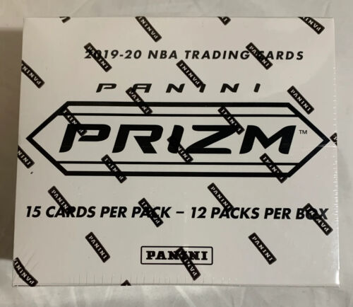 New 2019-20 Panini Prizm Cello Box Sealed - 12 Packs - 15 Cards Per Pack