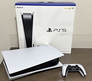 New ListingSony PlayStation 5 Disc Version  825GB White Gaming Console