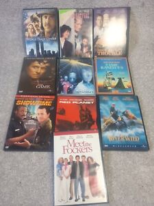 LOT OF 10 ADULT DVD ASSORTED MOVIES and RANDOM MIXED LOT PG-R Used Showtime