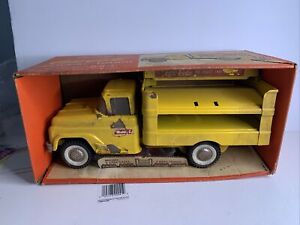 VINTAGE 1950'S BUDDY L PRESSED STEEL COCA-COLA ANTIQUE DELIVERY TRUCK In BOX