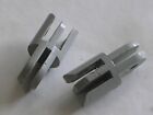 2 x LEGO OldGray Arm Piece Straight with 2 and 3 Fingers ref 3612 / Set 6882 6940