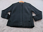 Equinox Cardigan 14 Long Sleeve Button Up Womens Stretch Wool Black