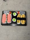 Sushi Socks Box By Rainbow Size 5.5-9 Gift Set 3 Pair NEW