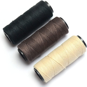 Professional Weaving Threads 3 Rolls for Making Wig Hand Sewing Hair Weft Hair W