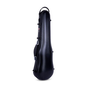 Crossrock  4/4 Full Size Violin Case, Composite Carbon Hardshell, 4.3 lb