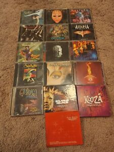 New ListingCirque Du Soleil CD Lot of 16 - Mystere Live, Collection, Quidam, Zumanity, ++++