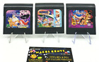 Sega Game Gear - Lot Of 3 Video Games - Sonic,  Mermaid,  & Aladdin