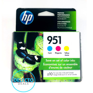 3-PACK HP GENUINE 951 COLOR INK OFFICEJET PRO 8100 8610 251DW 276DW SEALED BOX