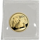 China Gold Panda 1/2 oz 200 Yuan - BU - Mint Sealed - Random Date