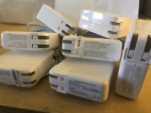 Lot of After Market Apple Charger 7 Pieces of Unsorted 60w, 85 Mixed Read !