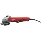 Milwaukee 4 1/2in. Small Angle Grinder, 11 Amp, 11,000 RPM, Paddle, Lock-On,