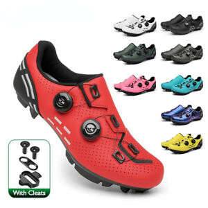 MTB Cycling Shoes Men Road Bike Shoes with SPD Cleats Racing Non-slip Sneaker