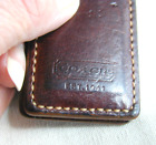 COACH Brown Leather Magnetic Money Clip
