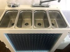 Concession Sink Portable USED Scratch & Dent - Silver (FREE 30 DAY RETURNS!)
