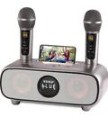 Karaoke Machine for Adults and Kids,Portable Bluetooth 2 Wireless Karaoke Mic.