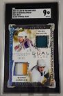 22-23 LEAF IN THE GAME HOCKEY MARK MESSIER MARIO LEMIEUX DUAL RELIC /20