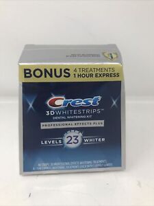CREST 3D White Professional Effects PLUS Levels 23 Whiter 48 Strips Exp 04/25 +